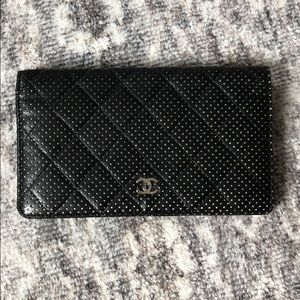 Chanel Perforated Yen Wallet